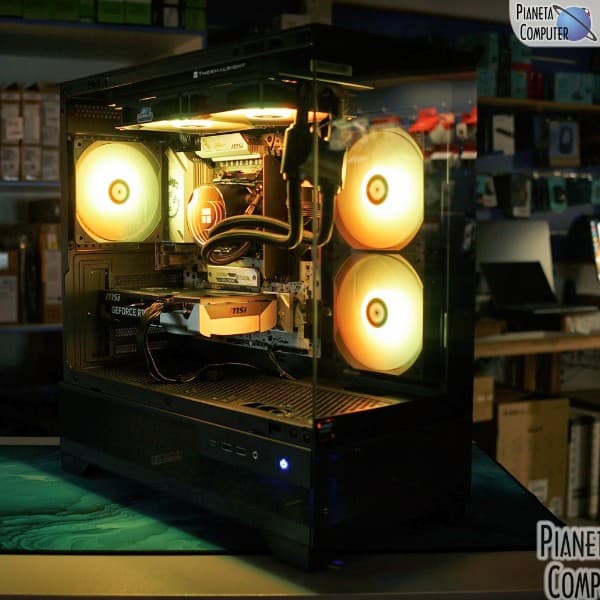 Computer CX5 V2 - AMD Ryzen 9600X Liquid LCD, 16GB RAM D5, SSD 1TB PRO, RTX5060, WIFI/BT. Win 11 PRO